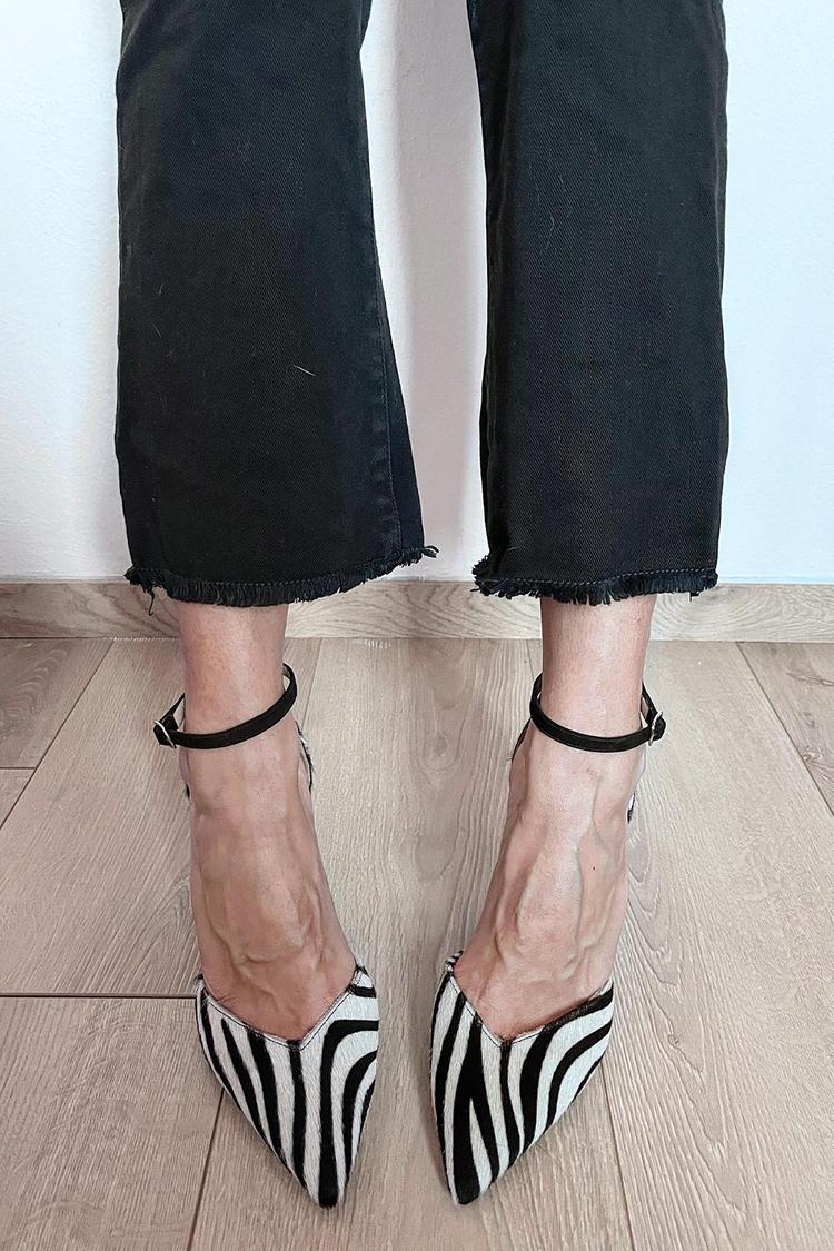 Bianco Élan - Calzado estampado premium