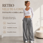 Pantaloni a gamba larga da donna, taglio comodo e rilassato