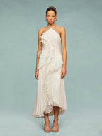 Élise - Vestido Maxi Plisado
