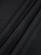 Pantalones de Corte Ancho Lisos Sin Cinturón