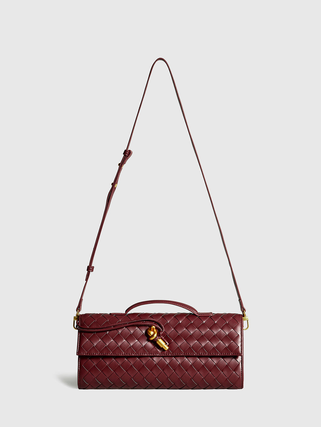 Bolso De Hombro Tipo Clutch Con Solapa