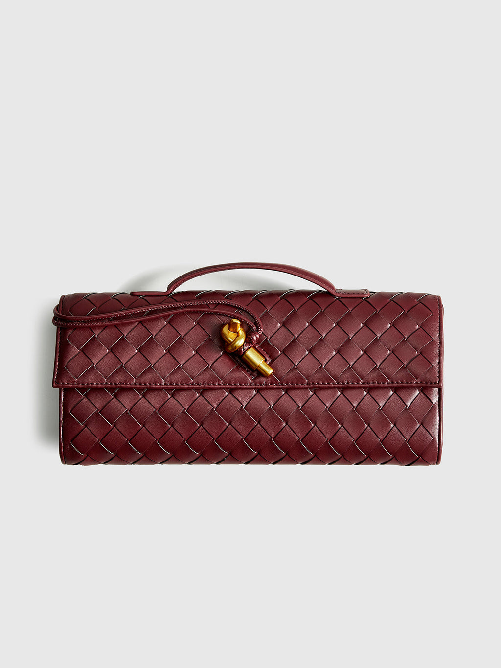 Bolso De Hombro Tipo Clutch Con Solapa