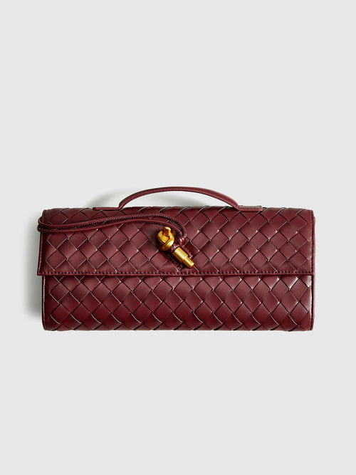 Bolso De Hombro Tipo Clutch Con Solapa