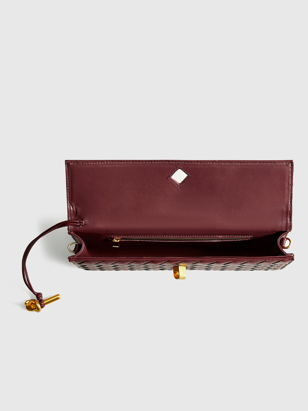Bolso De Hombro Tipo Clutch Con Solapa