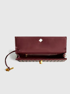 Bolso De Hombro Tipo Clutch Con Solapa