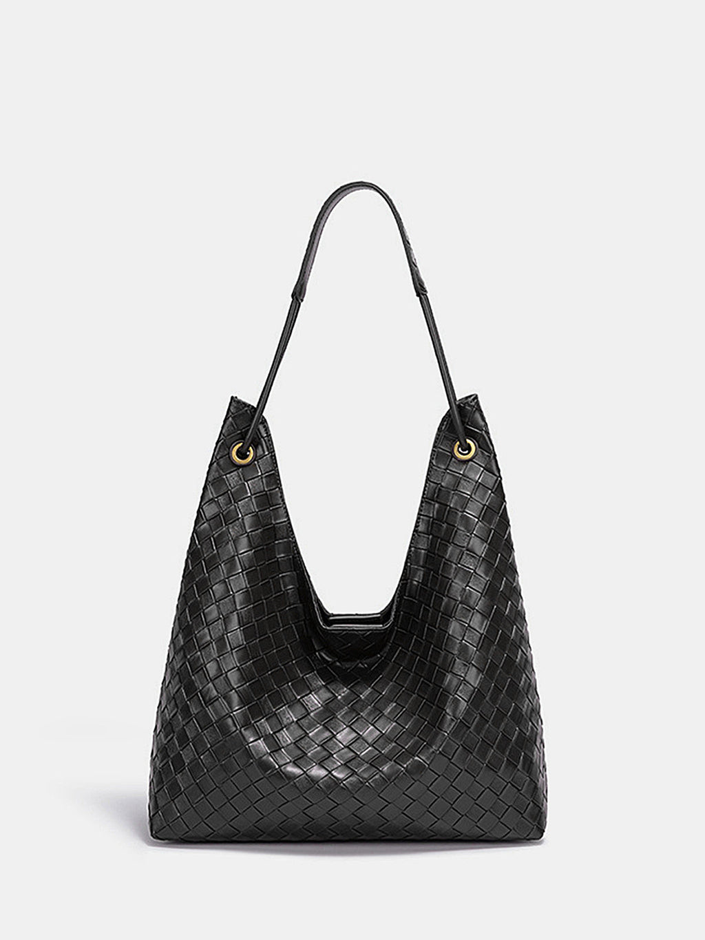 Bolso De Hombro Tejido De Gran Capacidad