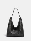 Bolso De Hombro Tejido De Gran Capacidad