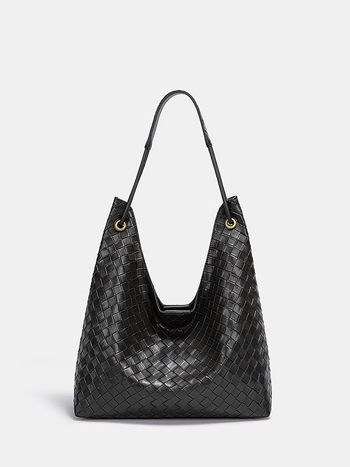 Bolso De Hombro Tejido De Gran Capacidad