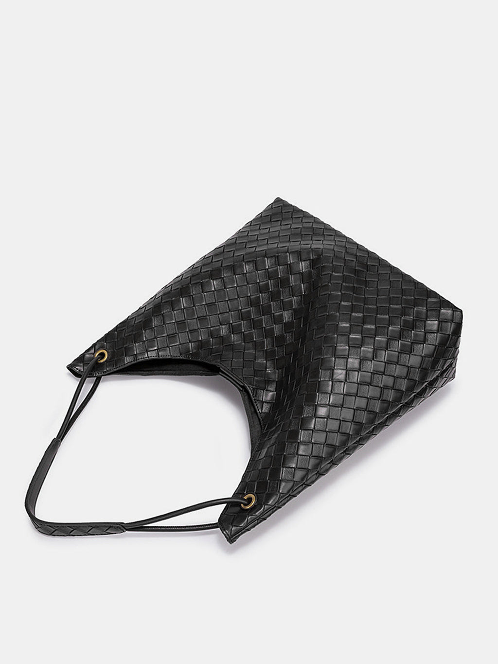 Bolso De Hombro Tejido De Gran Capacidad
