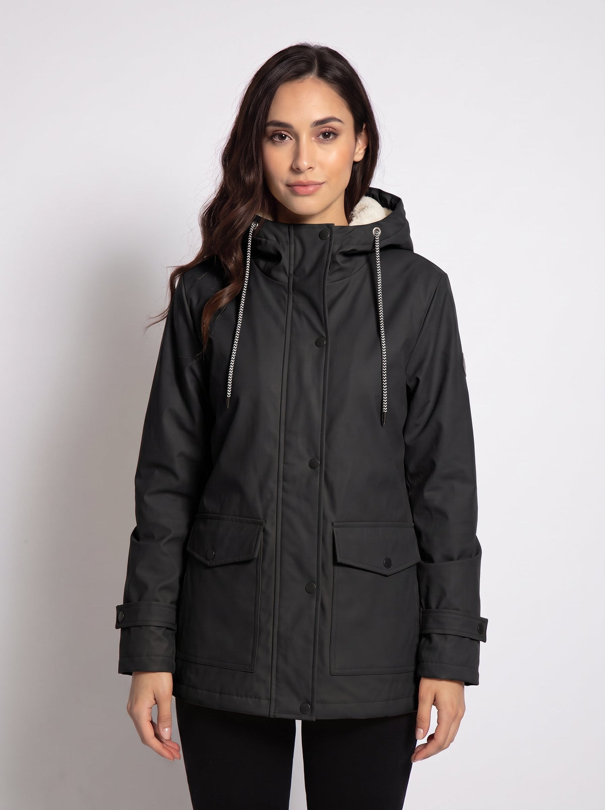 HAMVER | Chaqueta Impermeable con Forro Polar