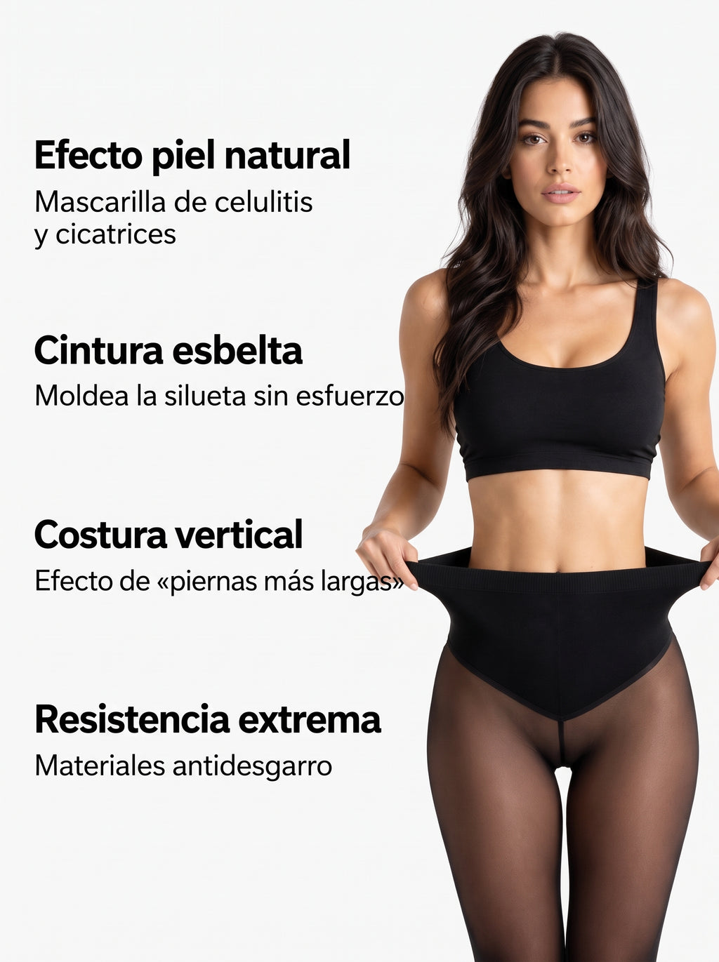 Leggings Térmicos Moldeadores Efecto Piel