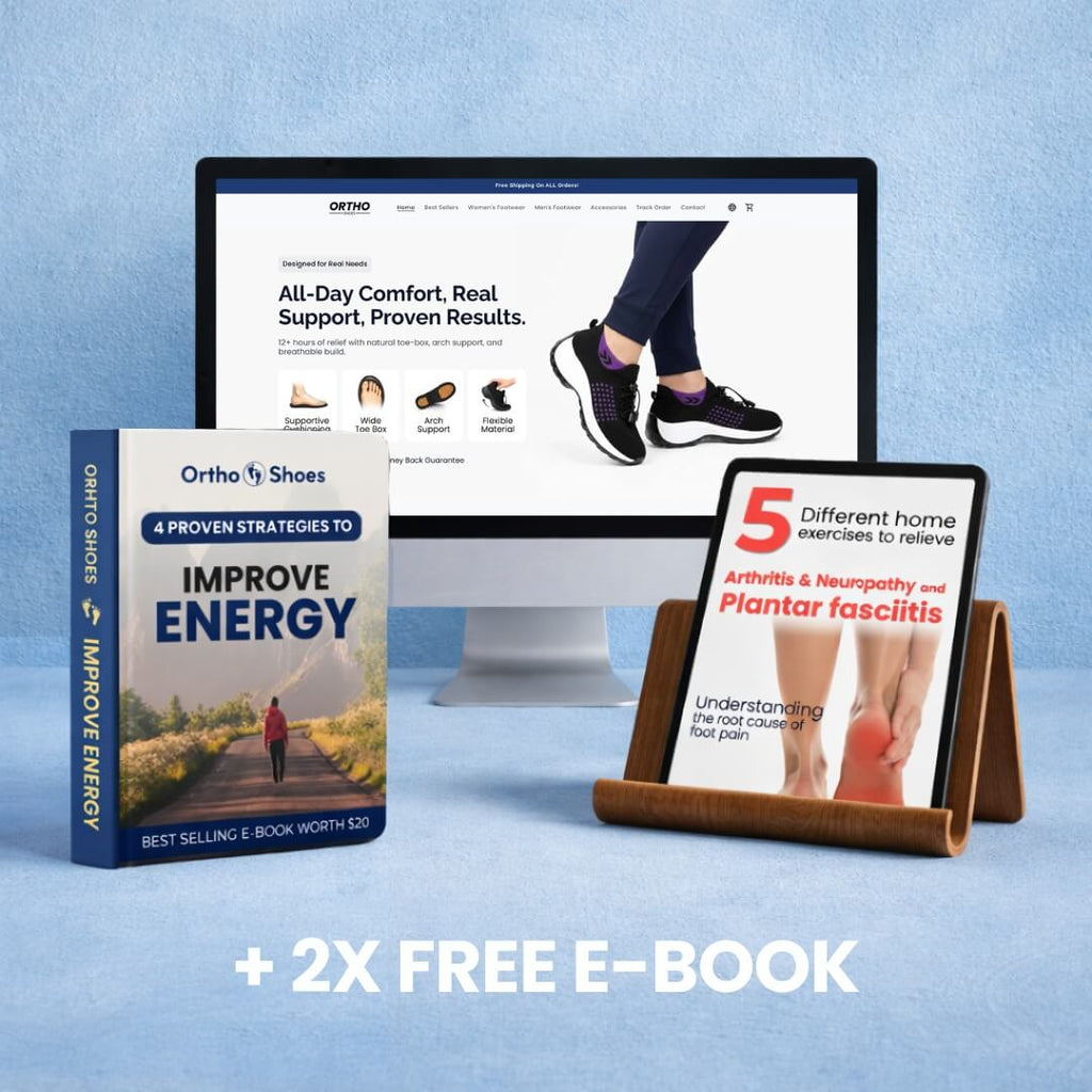 ShiftEase - 12-Hour Shift Shoes for All-Day Foot, Knee & Back Pain Relief (BOGO)