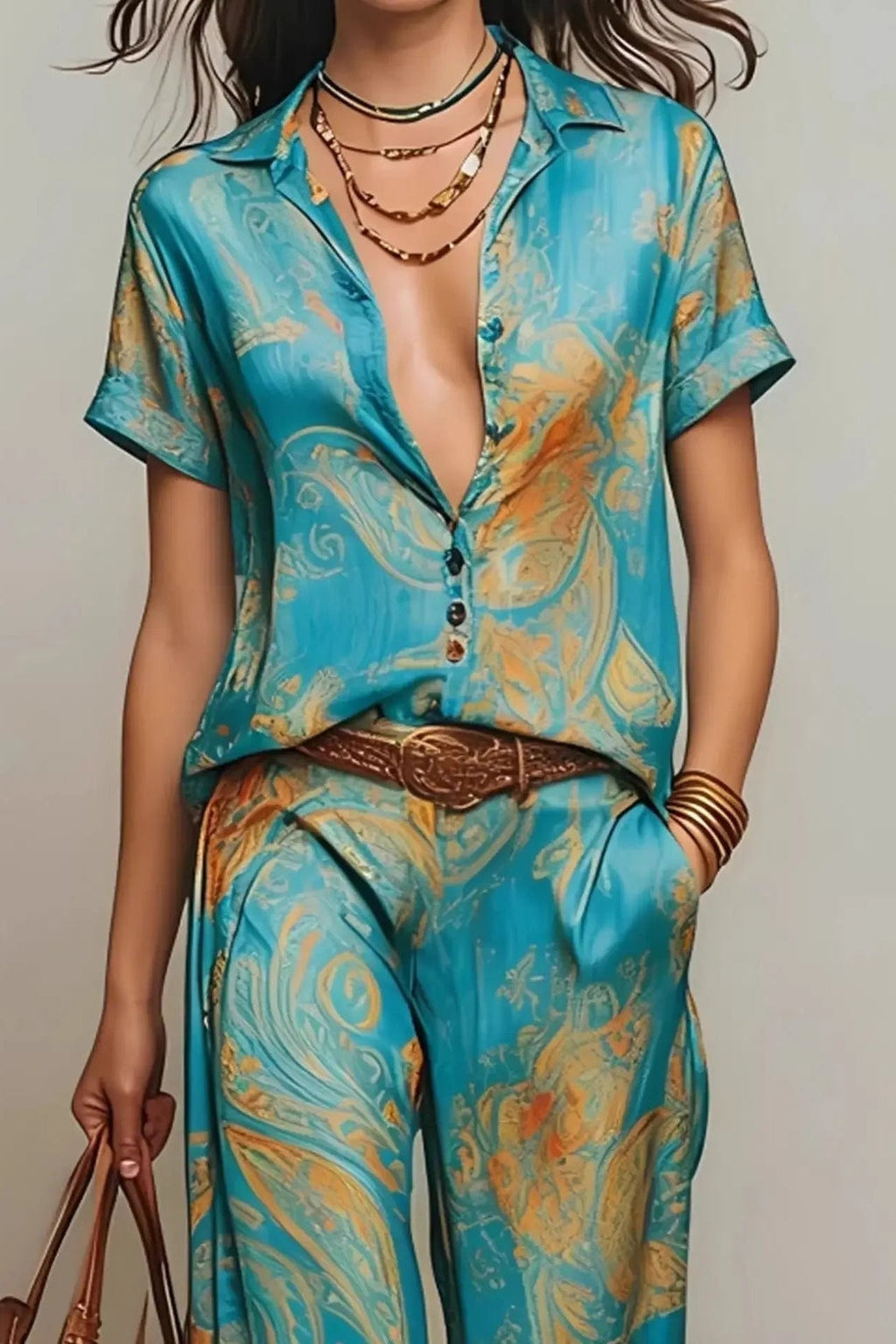 Carlotta – Conjunto Elegante de Dos Piezas