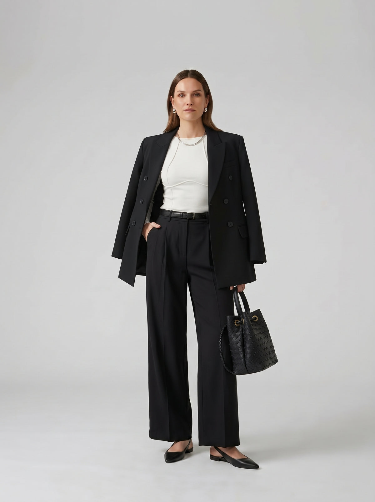Pantalón Sastre Wide-Leg