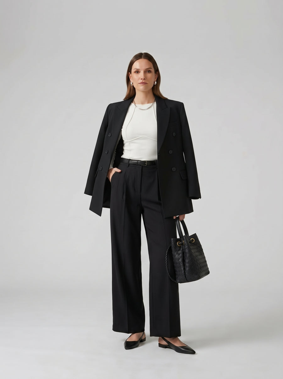 Pantalón Sastre Wide-Leg