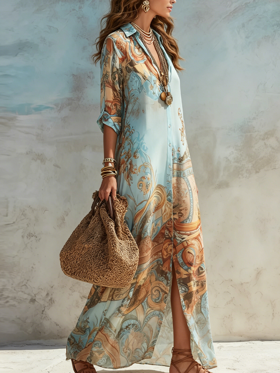 Giulia – Vestido Largo Bohemio