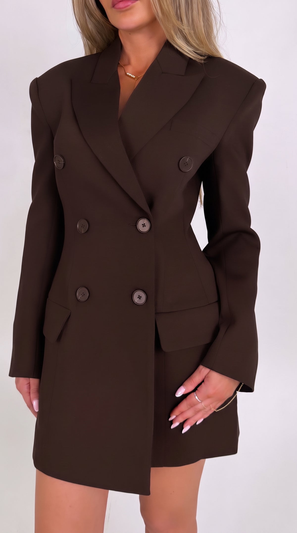 Blazer Tailored Doble Botonadura